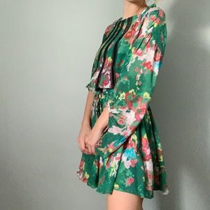 MANNING CARTEL | FLORAL 100% SILK DRESS